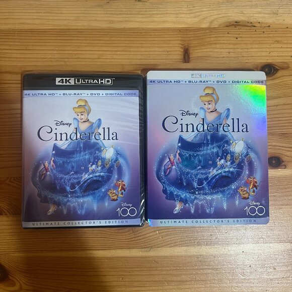 Disney | Media | Cinderella 95walt Disney 4k Uhdbluraydvddigital Code ...